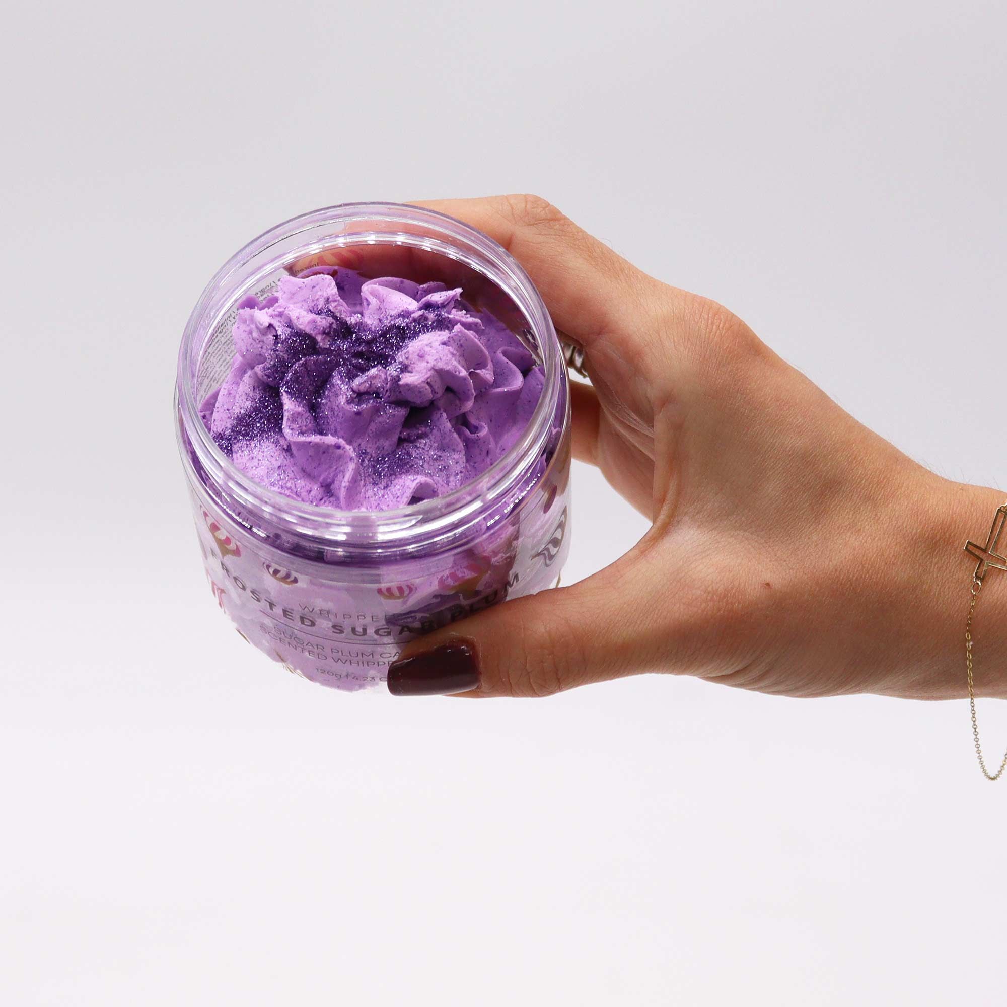 Cremeseife Lila Frosted Sugar Plum mit Glycerin 120 g Winterseife
