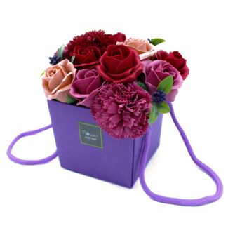 Seifenblumen Bouquet Lila Blumengarten