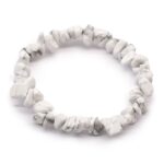 Badebombe mit Weißem Jaspis Armband Grapefruit & Ylang-Ylang 140 g Handgemacht
