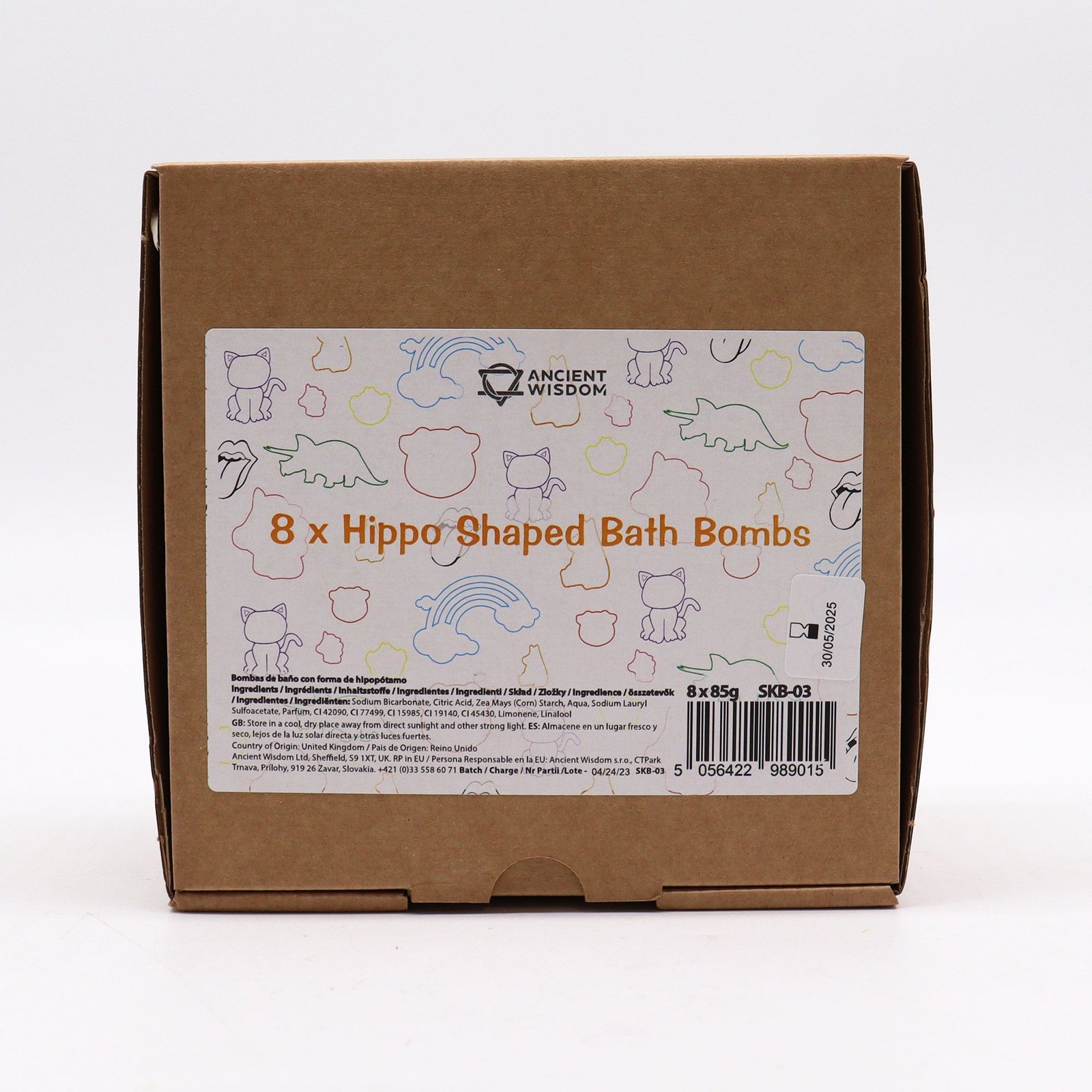 Nilpferd Badebombe Citrus 85 g