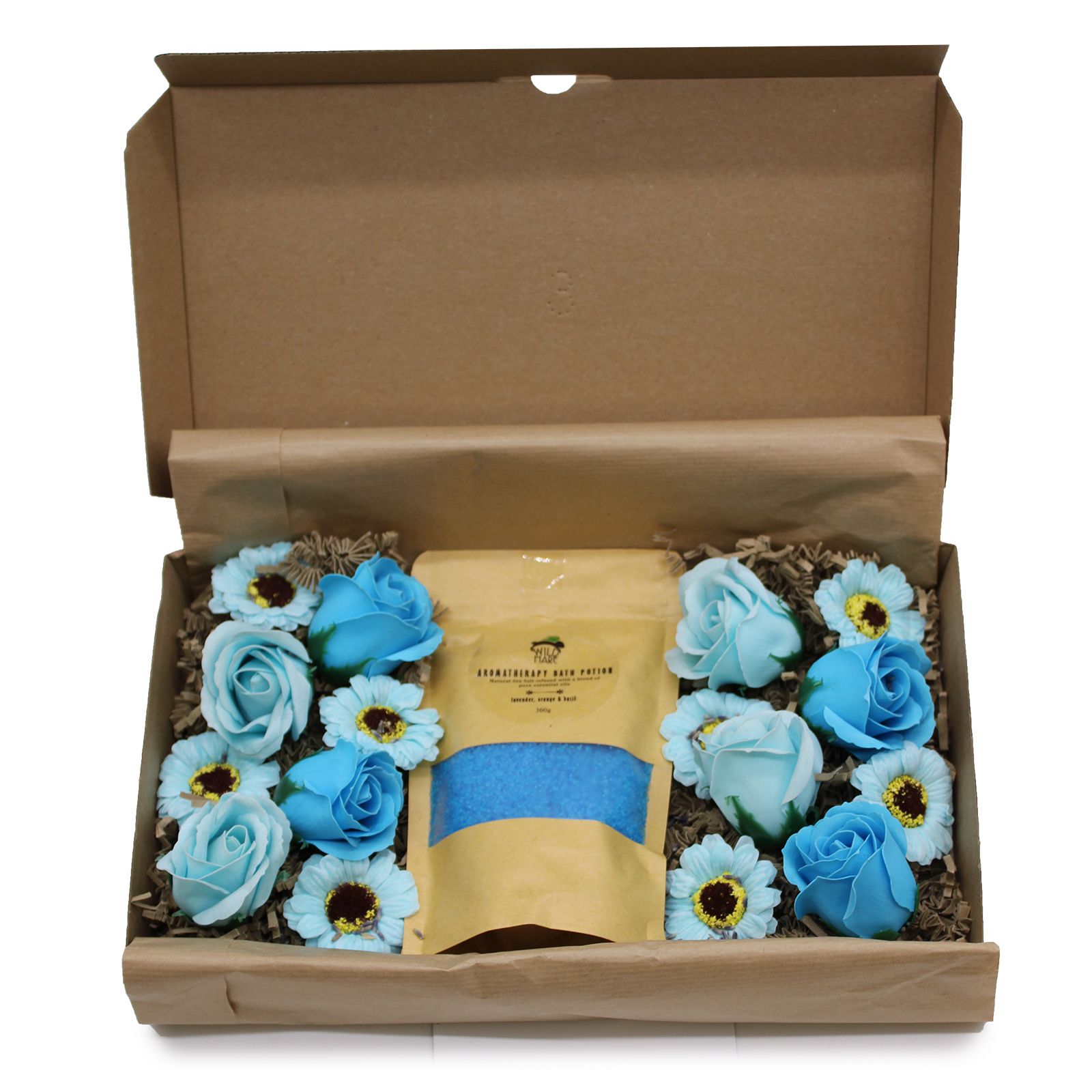 Spa Geschenkset Badesalz & Seifenblumen Total Unwind