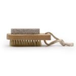 Peelingbürste mit Bimsstein Naturborsten für Fußpflege & Hornhaut – Honigbee Peelingbürste mit Bimsstein Naturborsten für Fußpflege & Hornhaut