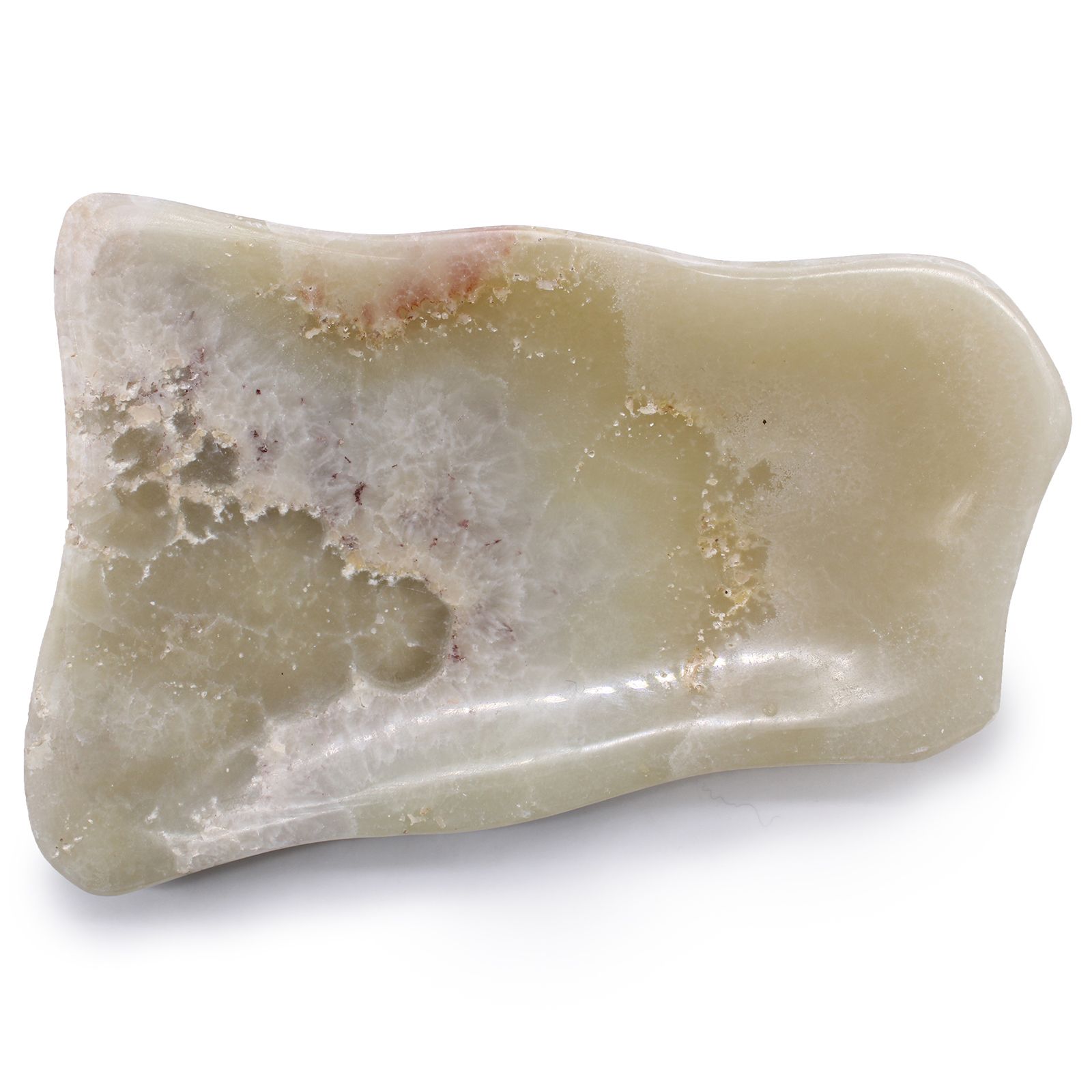 Onyx Seifenschale Natur Honig – Handgefertigte Seifenablage aus Naturstein