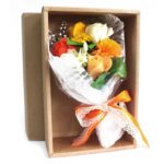 Seifenblumen Handseife Blumenstrauß Orange