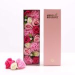 Seifenblumen Geschenkbox Baby Mädchen Rosa – Duftseifen Geschenk – Honigbee Seifenblumen Geschenkbox Baby Mädchen Rosa – Duftseifen Geschenk