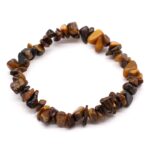 Badebombe mit Tigerauge Armband Orange & Mandarine 140 g Handgemacht