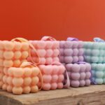 Massageseife Geranie & Sandelholz Orange Handgemacht mit Sheabutter 170 g