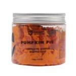 Cremeseife Kürbiskuchen Whipped Soap mit Glycerin 120 g Feuchtigkeitsspendende Pflege – Honigbee Cremeseife Kürbiskuchen Whipped Soap