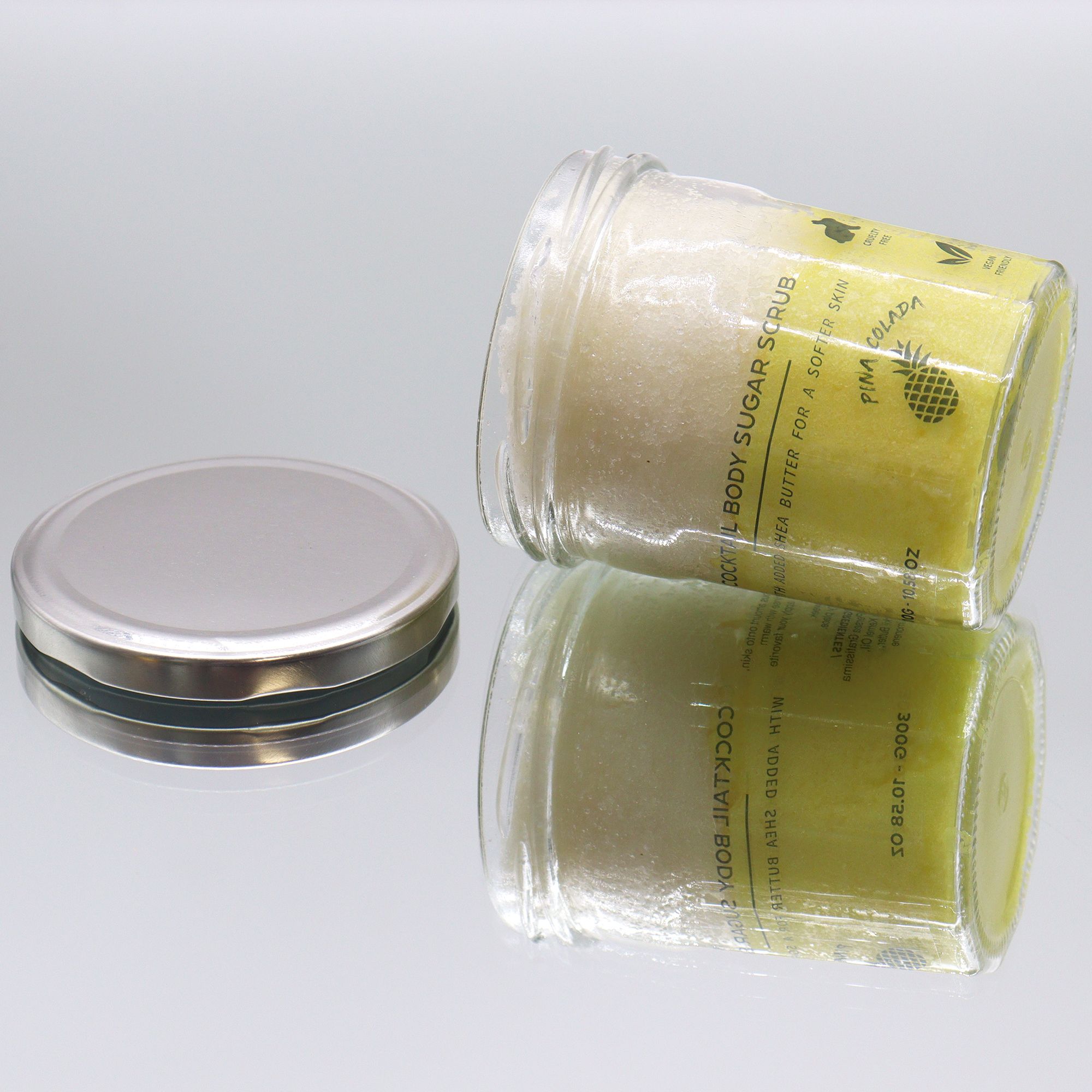Zucker Körperpeeling Piña Colada 300 g mit Sheabutter