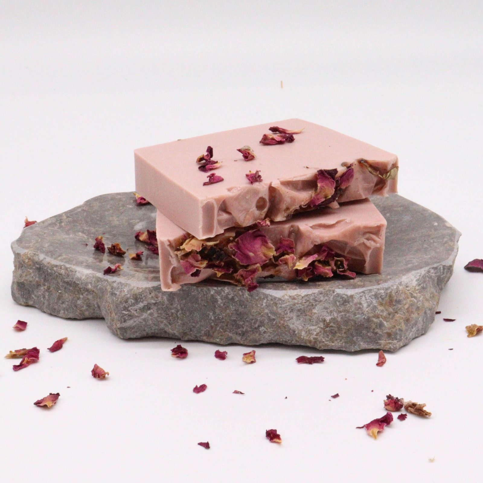 Handgemachte Seife Rose & Vanille 100 g Naturseife