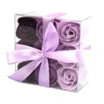 Seifenblumen Box Lavendel Rosen 9er Set Geschenkset – Honigbee Seifenblumen Box Lavendel Rosen 9er Set