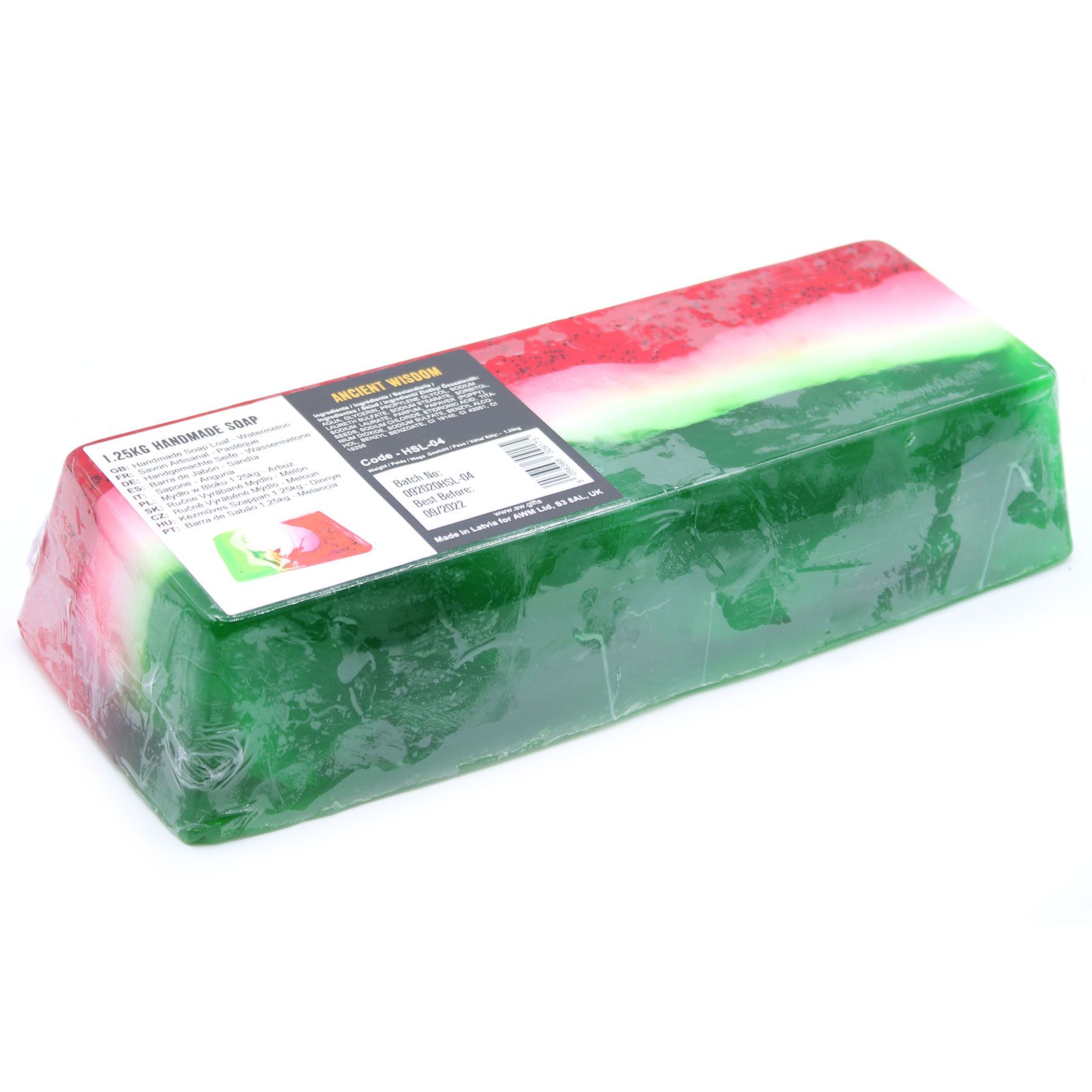 bG9jYWw6Ly9tZWRpYS8xUy9KQy82MFIzMEMxRzZSUjNKQzFTL2ZlZDdhMGI2LmpwZWc-1.jpg Handgemachte Seife Wassermelonenduft 100 g Naturseife