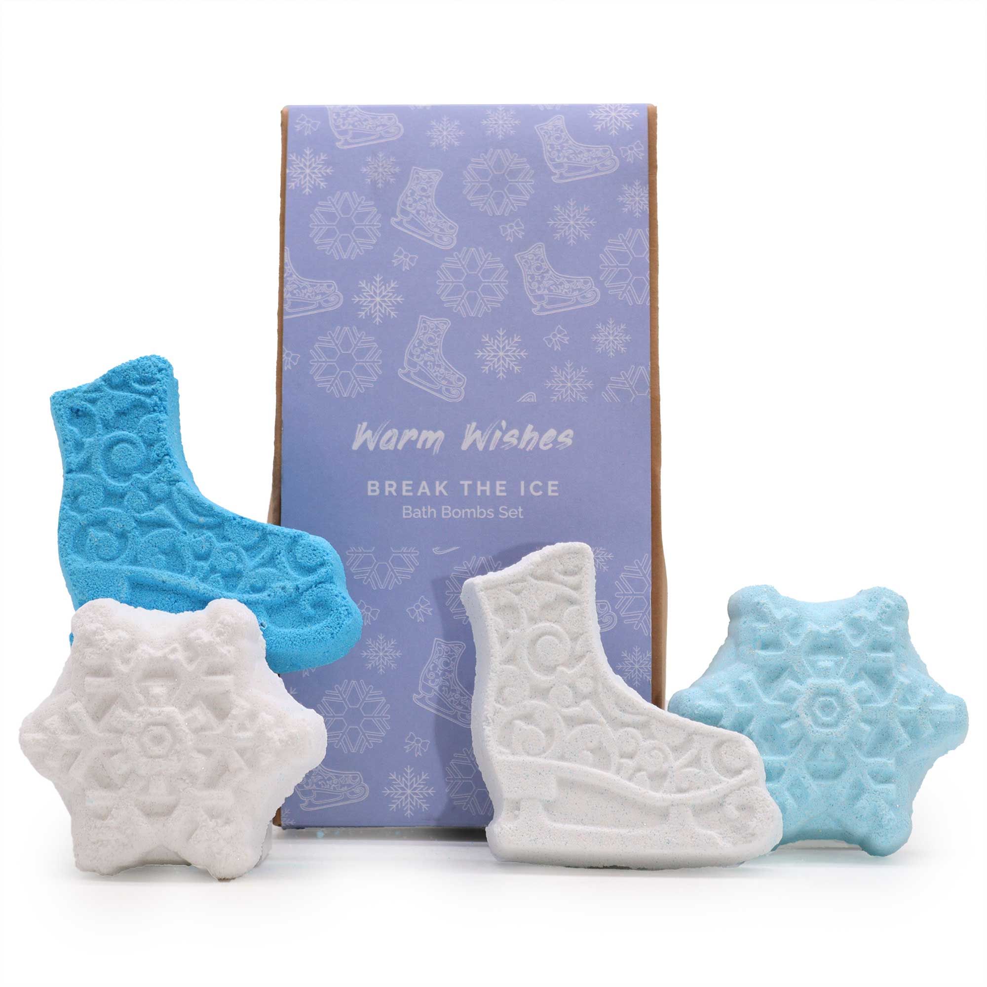 Weihnachts Badebomben Geschenkset Break the Ice 4er Set Weihnachts Badebomben Geschenkset Break the Ice 4er Set