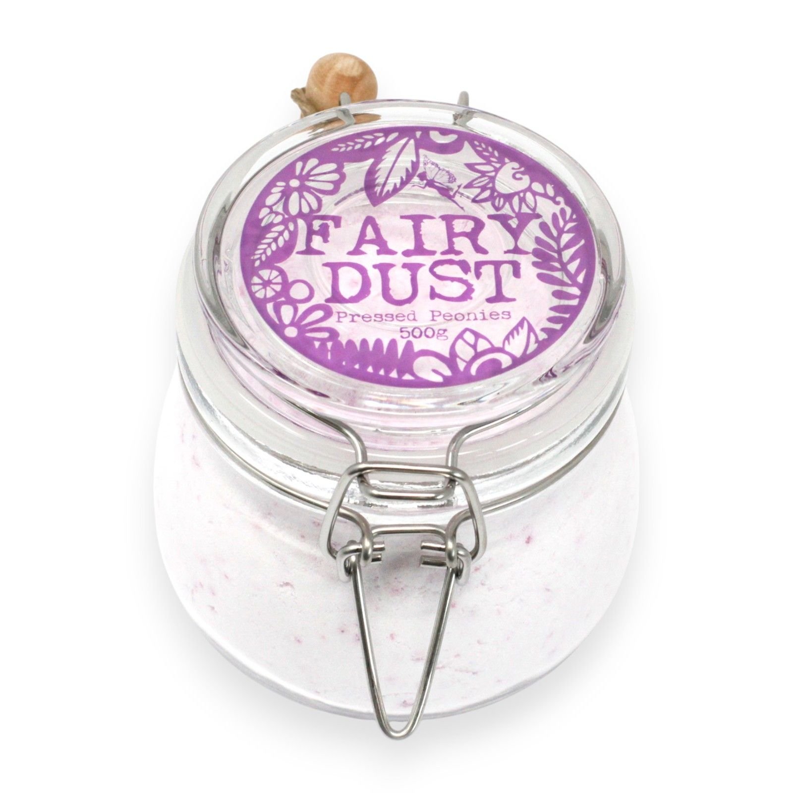 Fairy Dust Badesalz Gepresste Pfingstrosen