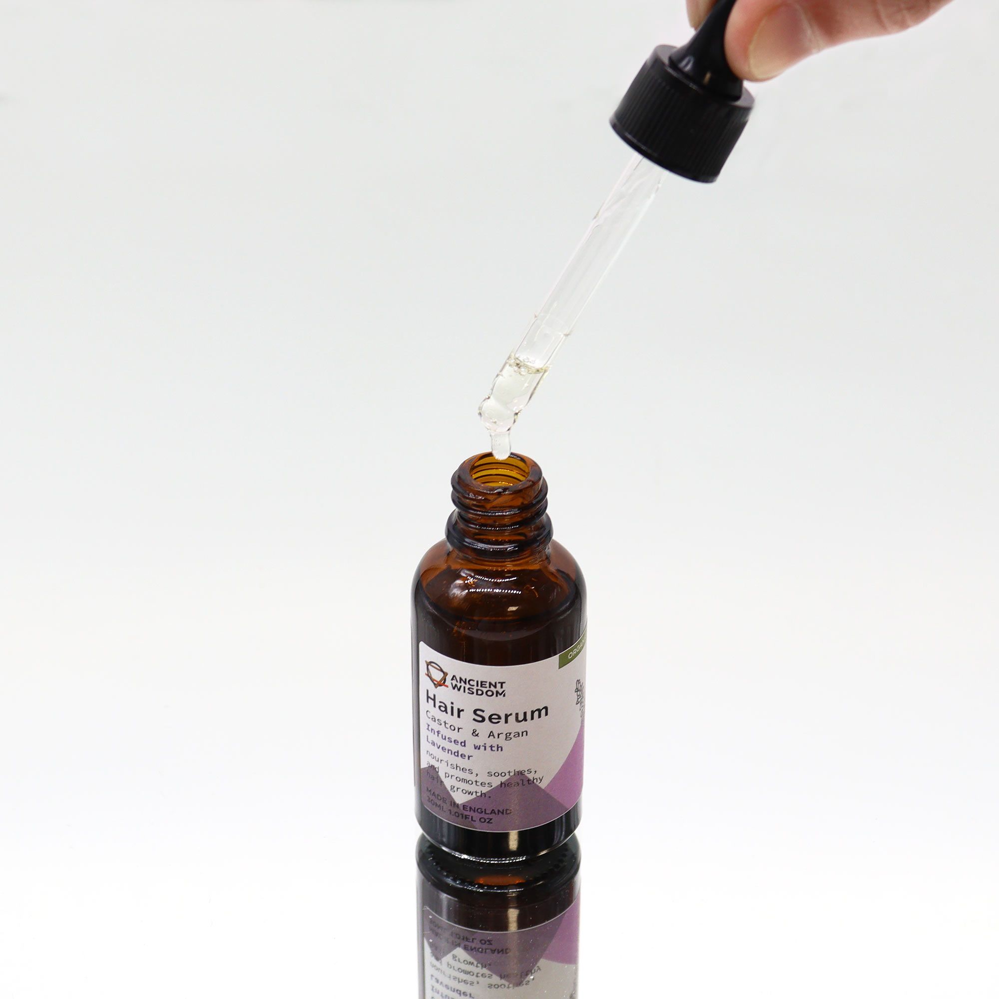 Bio Haarserum Lavendel 30 ml Beruhigende Pflege für Haar & Kopfhaut
