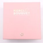 Seifenblumen Geschenkbox Baby Mädchen Rosa Quadrat – Duftseifen Geschenk