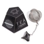Edelstein Teesieb Schwarzer Obsidian Edelstahl Tee-Ei – Honigbee Edelstein Teesieb Schwarzer Obsidian