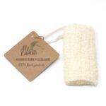 Natürlicher Luffa Schwamm mit Kordel 12,7 cm Peelingschwamm – Honigbee Natürlicher Luffa Schwamm mit Kordel