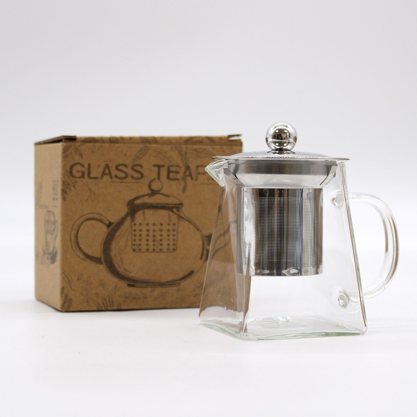 bG9jYWw6Ly9tZWRpYS9ISy9KQy82MFIzMEMxRzZSU0tKQ0hLLzU1MWQwOTFkLmpwZWc.jpg Glas Teekanne mit Edelstahl Teesieb 350 ml Turmform