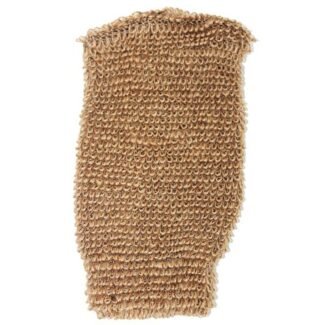 Peelinghandschuh Natur aus Jute Braun