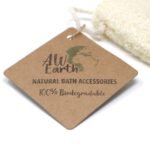 Natürlicher Luffa Schwamm mit Kordel 12,7 cm Peelingschwamm – Honigbee Natürlicher Luffa Schwamm mit Kordel 12,7 cm Peelingschwamm