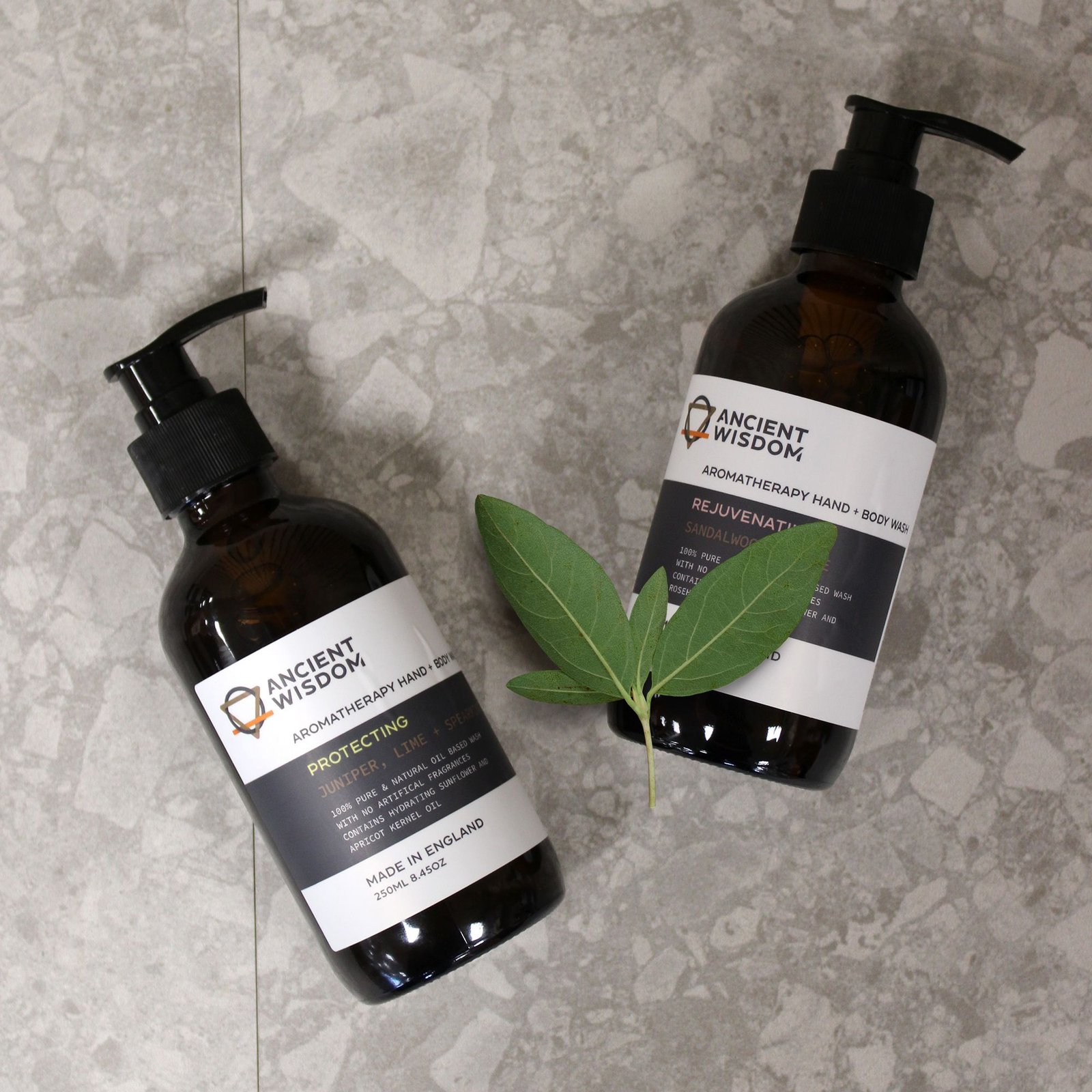 Wacholder Limette Minze Hand Körperwäsche 250ml Aromatische Körperpflege Wellness Duschpflege