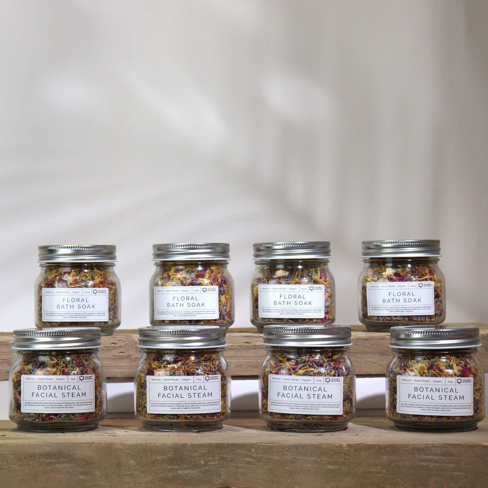 Botanisches Gesichtsdampfbad Natur mit Blüten 25 g
