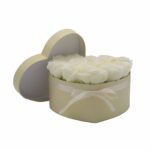 Seifenblumenstrauß Creme 13 Rosen Herz Geschenkbox Duftseife Badeseife