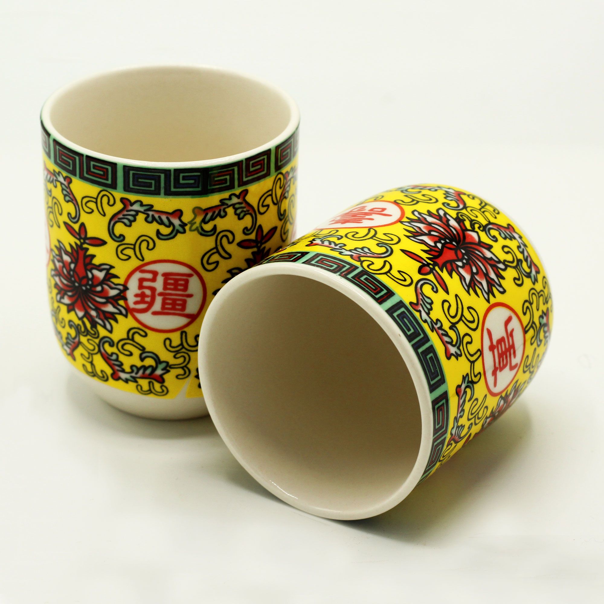 bG9jYWw6Ly9tZWRpYS9IUi9DRC82MFIzMEMxRzZXUktDREhSLzg2YjlkN2YwLmpwZWc.jpg Keramik Teetassen Orientalisches Design 6 Stück 190 ml