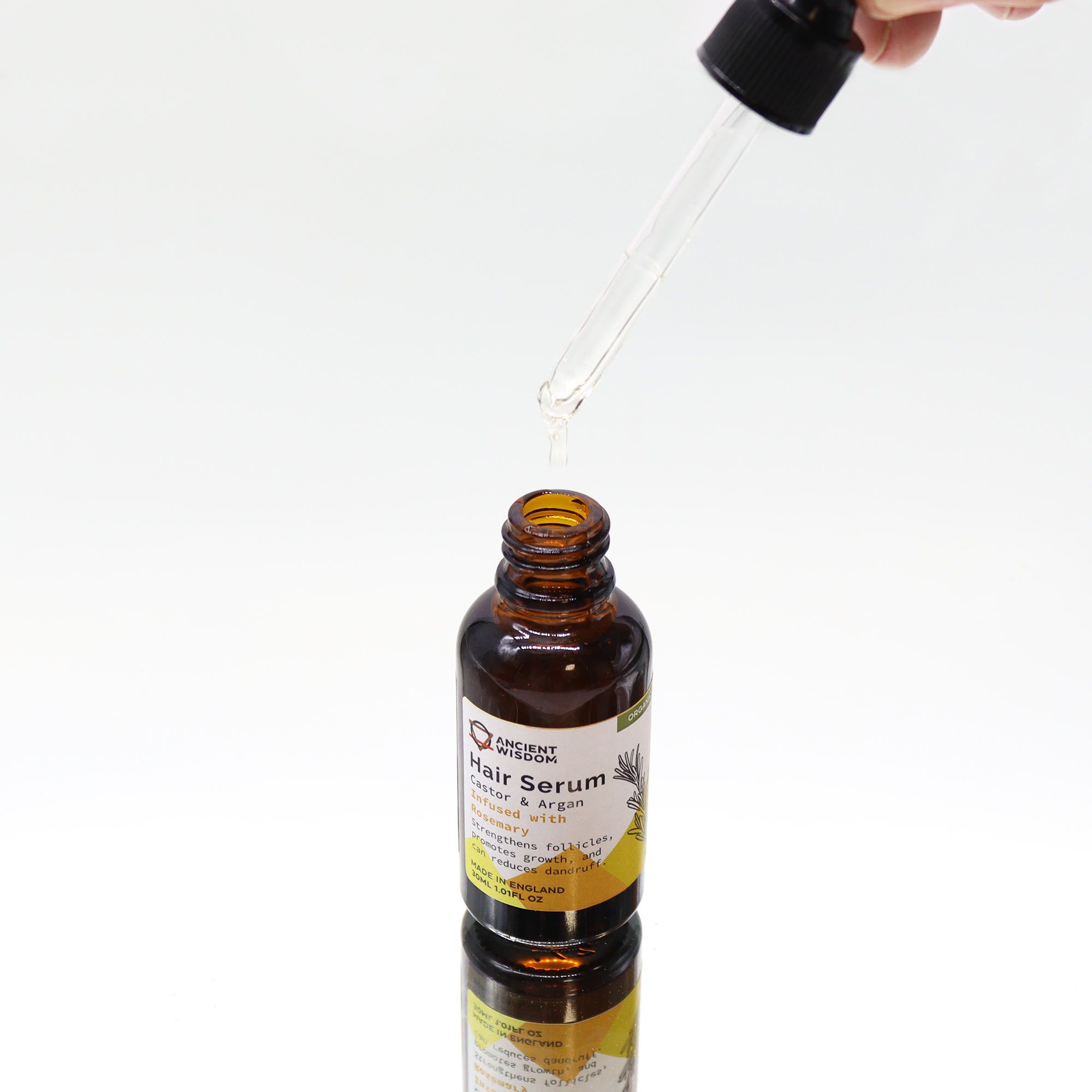 Bio Haarserum Rosmarin 30 ml Für Kräftiges Haar & Kopfhautpflege