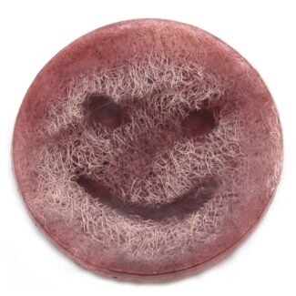 Luffa Peelingseife Lila Traube