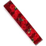 Seifenblumen Geschenkbox Rote Rosen XL