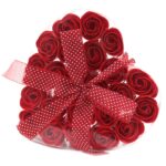 Seifenblumen Herzbox Rote Rosen 24er Set