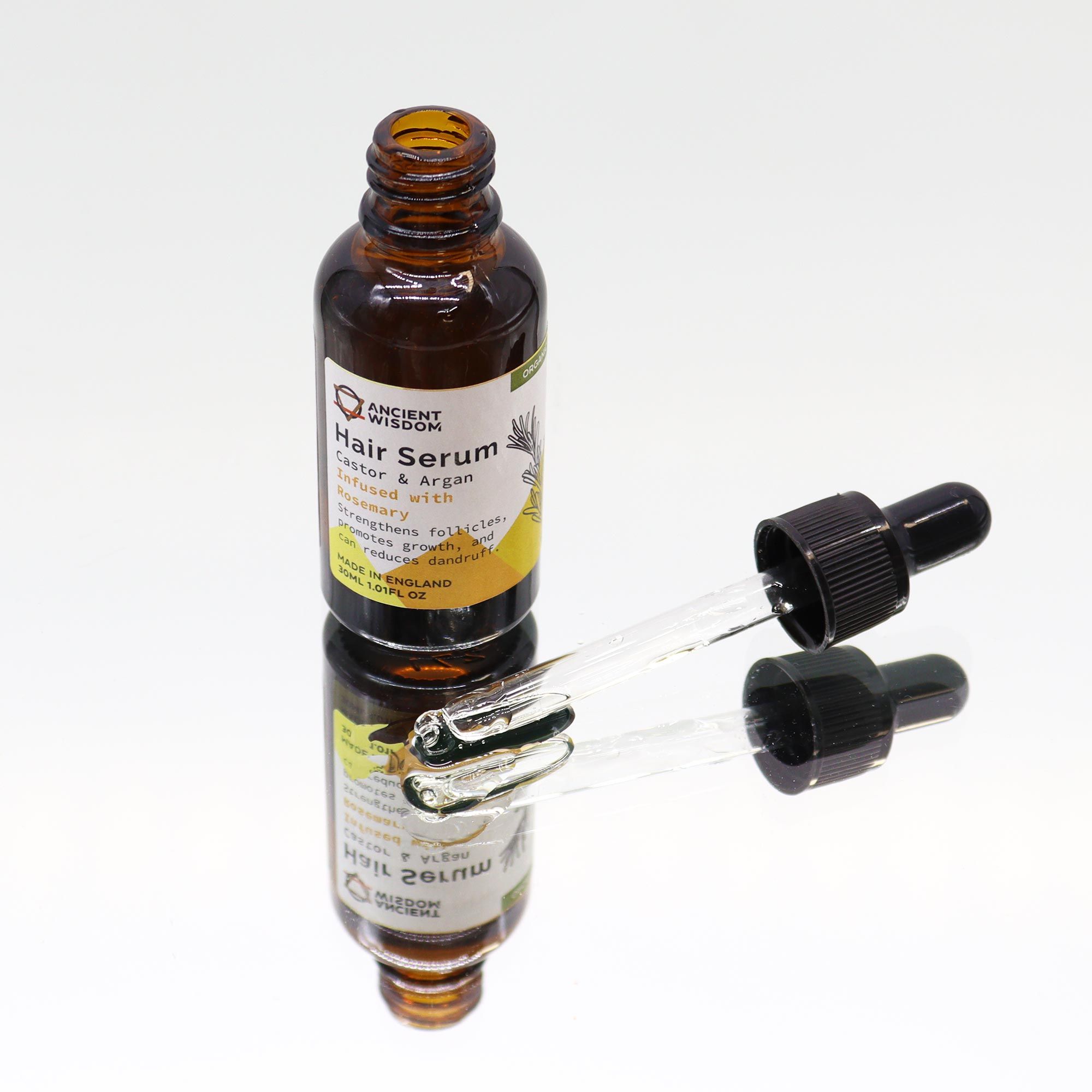 Bio Haarserum Rosmarin 30 ml Für Kräftiges Haar & Kopfhautpflege