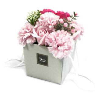 Seifenblumen Bouquet Rosa Rose Nelke