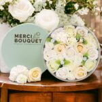 Seifenblumen Geschenkbox Hochzeit Rund Weiß & Elfenbein – Duftseifen Geschenk – Honigbee Seifenblumen Geschenkbox Hochzeit Rund Weiß & Elfenbein – Duftseifen Geschenk