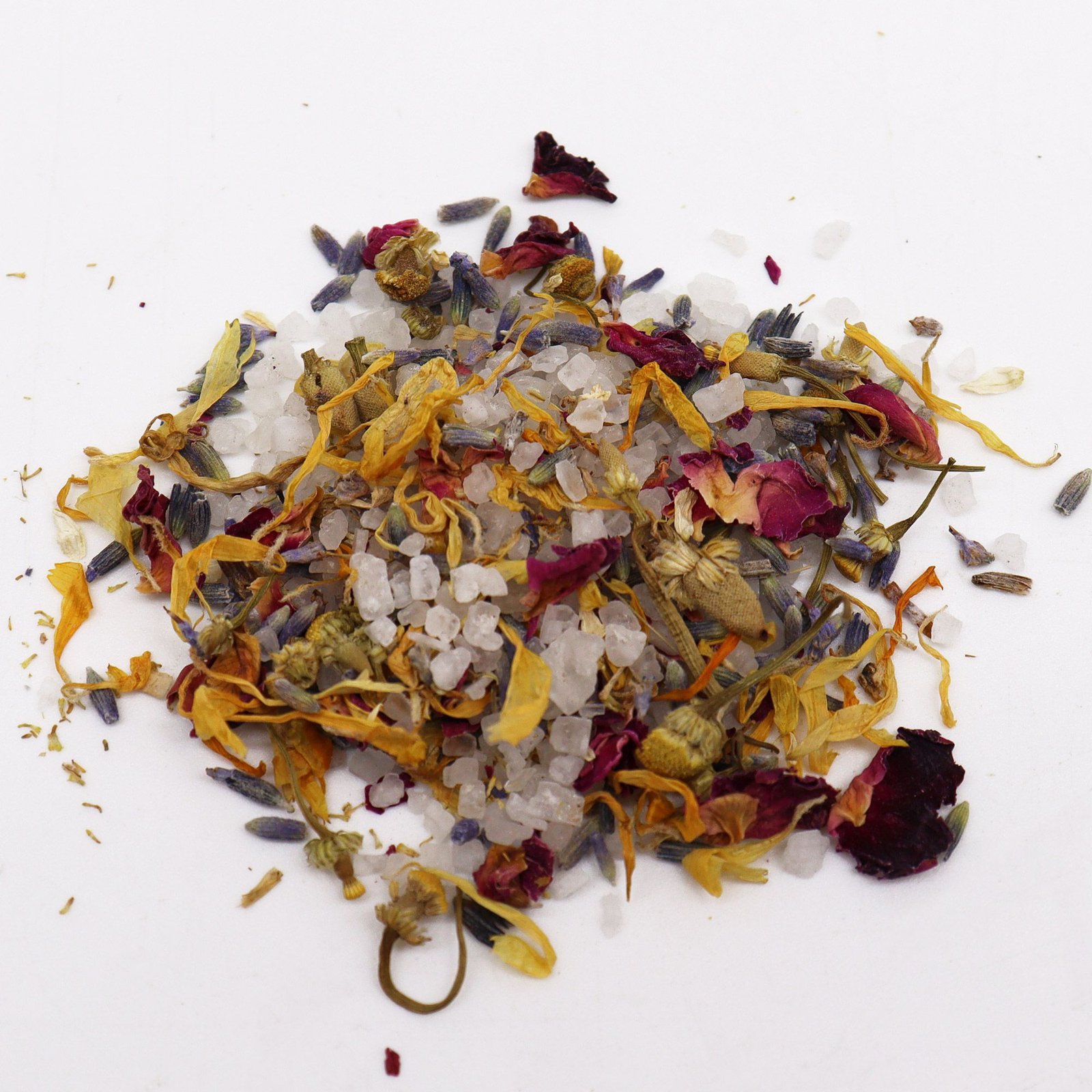 Botanisches Badesalz Natur mit Blüten 140 g Badezusatz