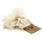 Duschschwamm aus Ramie Natur 35g Peeling Körperpflege Wellness – Honigbee Duschschwamm aus Ramie Natur 35g