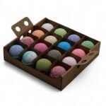Jumbo Badebomben Displaybox 3360 g bunter Überraschungsmix – Honigbee Jumbo Badebomben Displaybox 3360 g