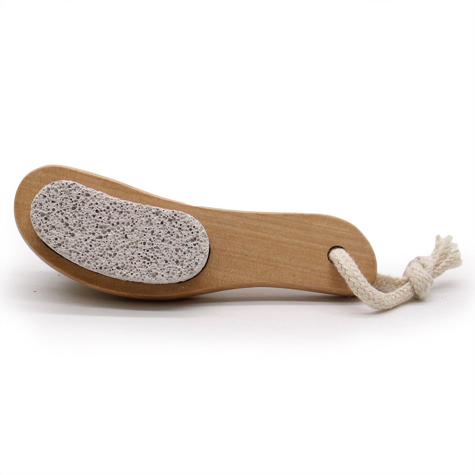 Massagebürste mit Bimsstein Naturborsten für Körperpflege & Peeling