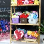 Seifenblume Rose Blau Einzelne Badeblume Geschenkidee – Honigbee Seifenblume Rose Blau Einzelne Badeblume Geschenkidee