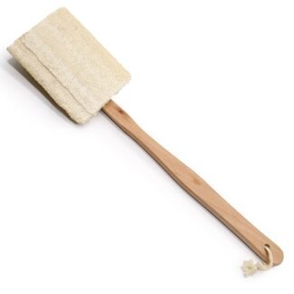 Luffa Körperbürste mit langem Griff