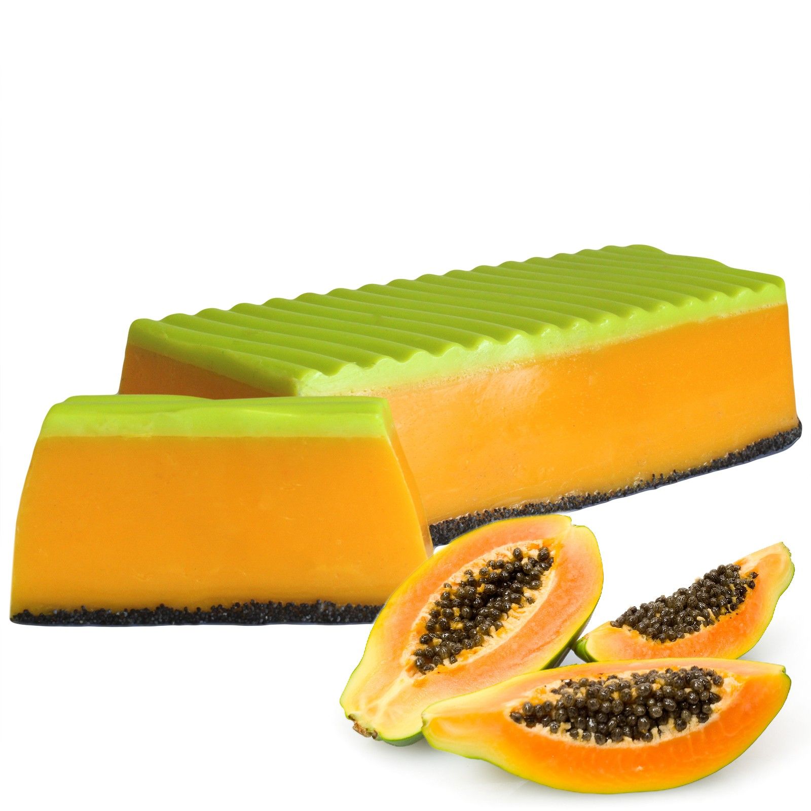 Tropische Seife Papayaduft 115 g handgefertigte Naturseife