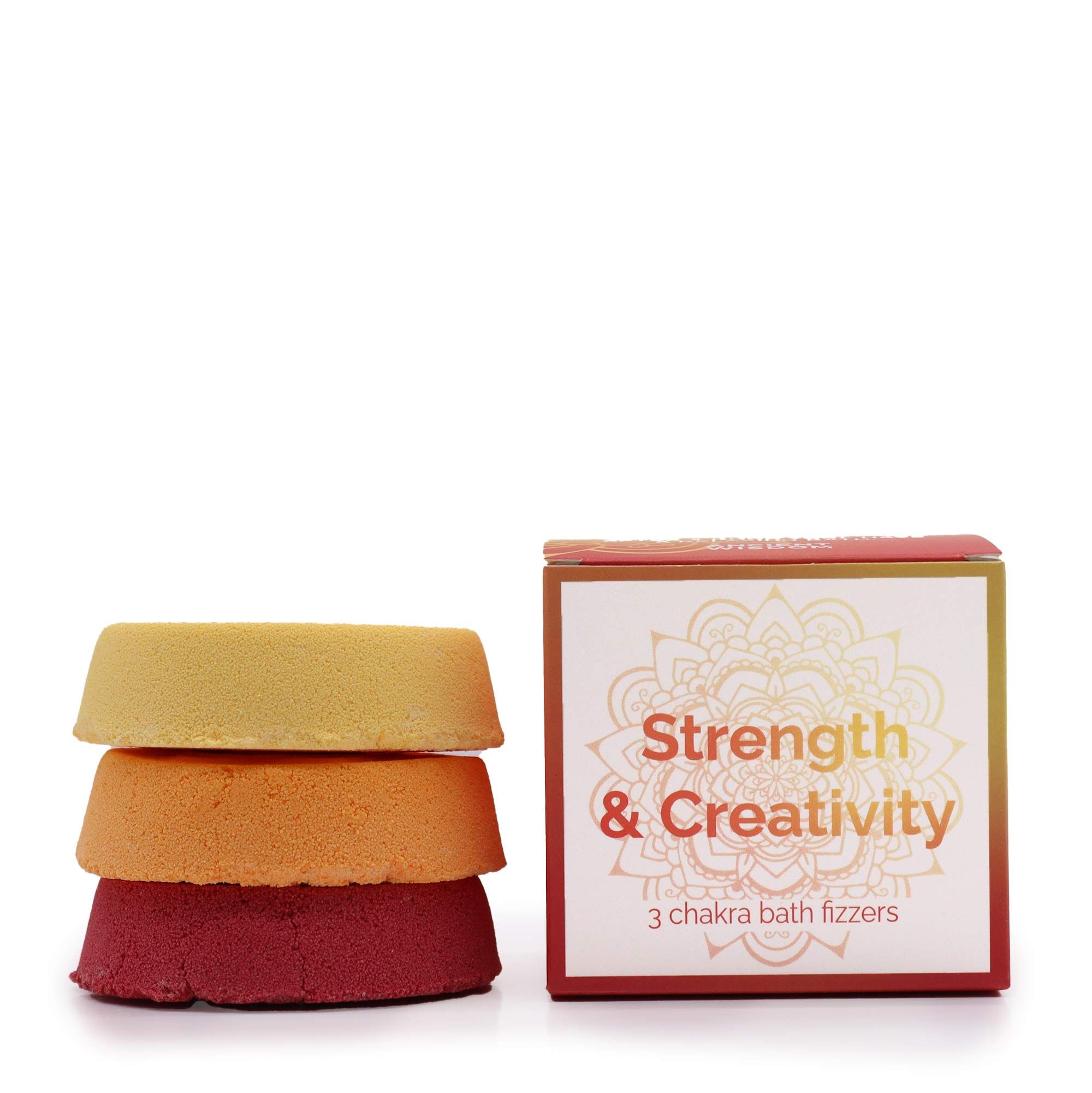Chakra Badebomben Set 3er Stärke & Kreativität