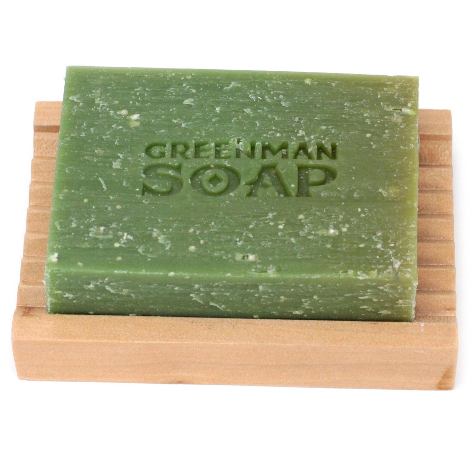 Naturseife Greenman Gärtnerseife Peeling 100 g mit Zitrone & Basilikum