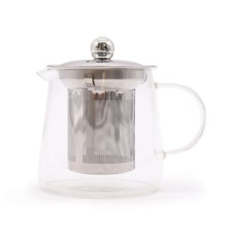 Glas Teekanne mit Glas Teesieb 350 ml