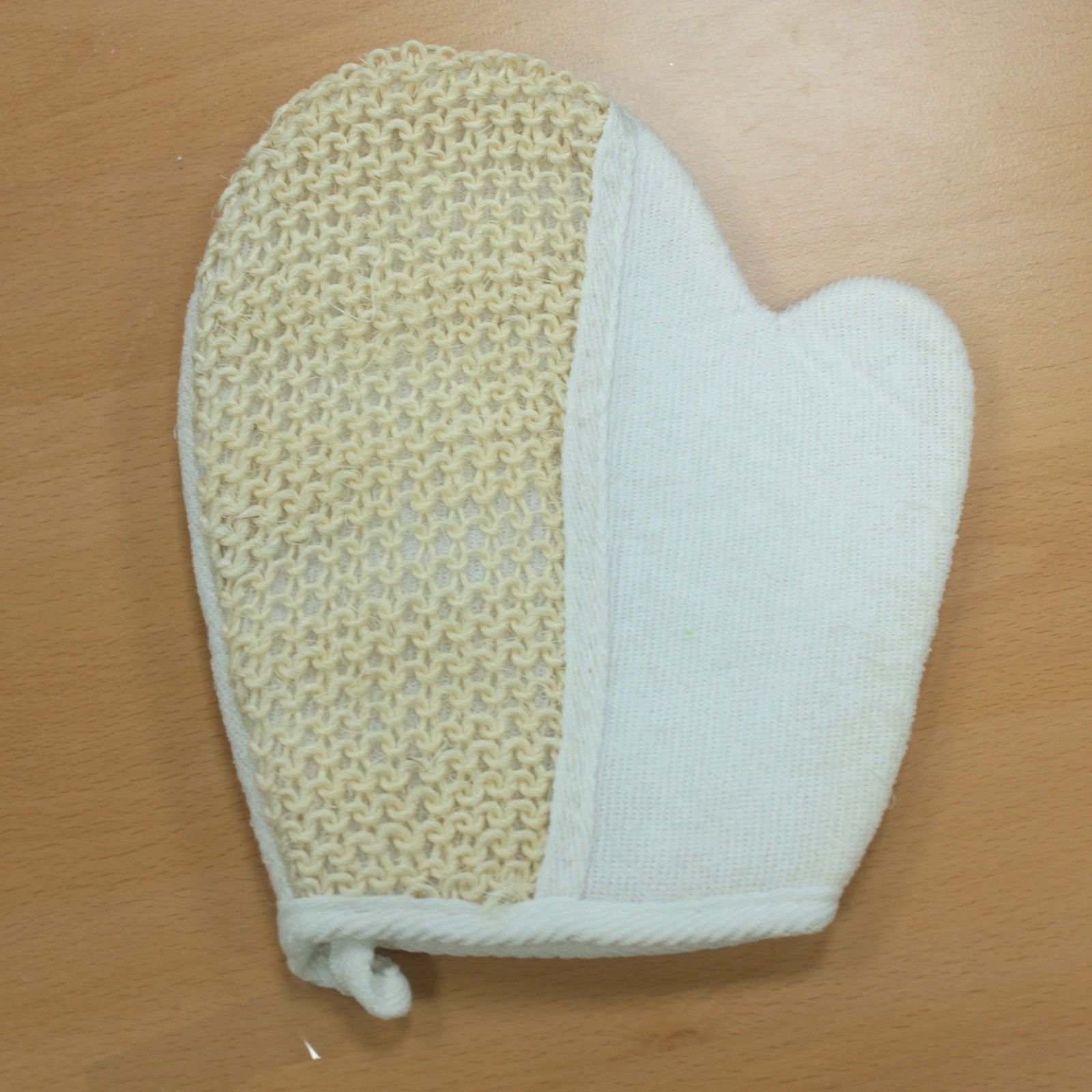bG9jYWw6Ly9tZWRpYS9TUy80Qy82MFIzMEMxRzZDV0s0Q1NTLzI0ODhlNzJiLmpwZWc.jpg Extra Peelinghandschuh Natur aus Jute Sortiert für Körperpflege