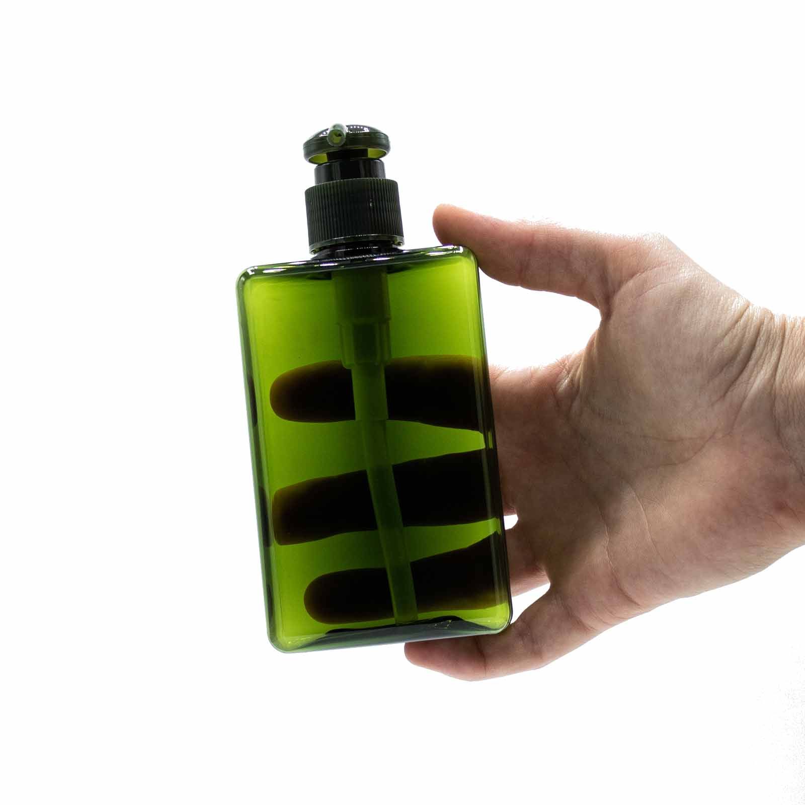 Nachfüllbarer Seifenspender 280 ml PETG Pumpspender Grün