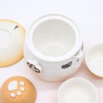 Panda Teeservice Orange mit Teekanne & 3 Tassen – Honigbee Panda Teeservice Orange mit Teekanne & 3 Tassen