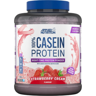 100% Kasein Eiweißpulver 1800 g Erdbeer-Creme